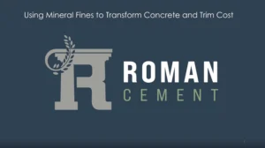 Use of Mineral Fines to Reduce Carbon Emissions, Decrease Production Cost, and Improve Durability-20